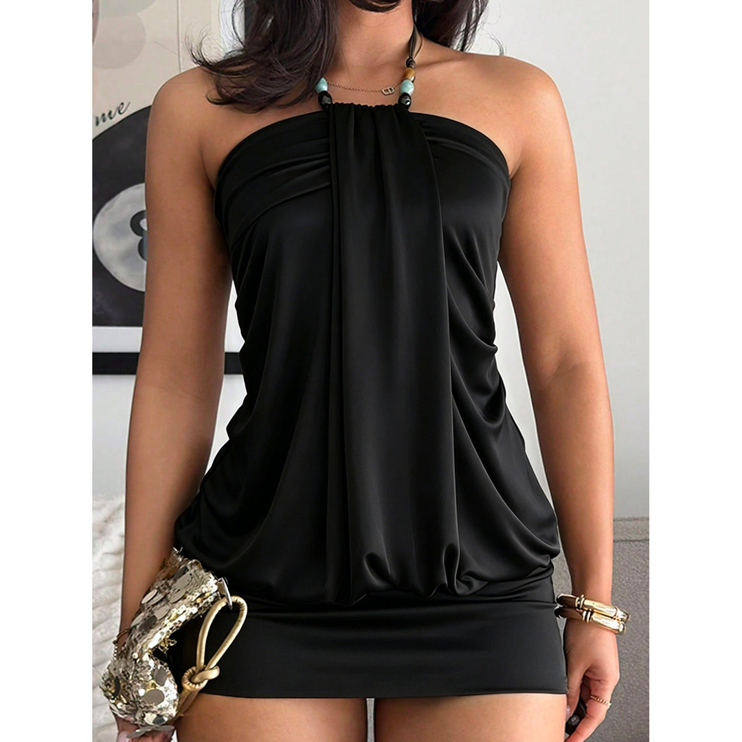 Women’s Halter Bodycon Mini Dress