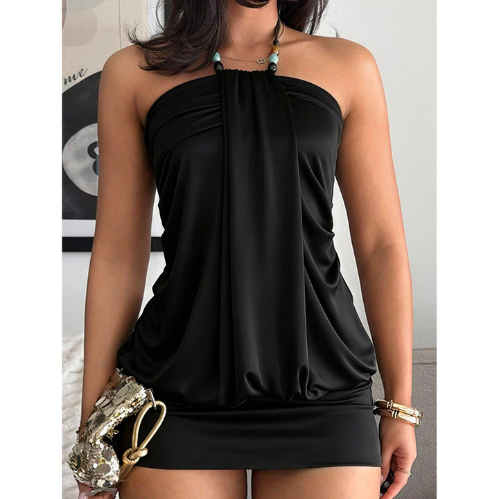 Women’s Halter Bodycon Mini Dress