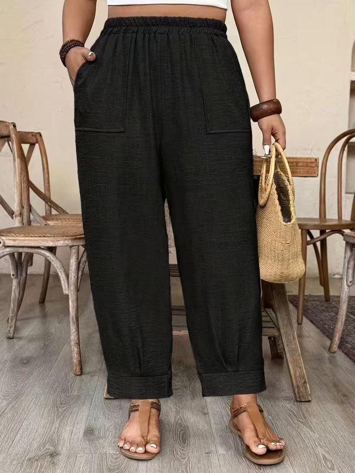 Women’s Plus Size Relaxed Harem Pants