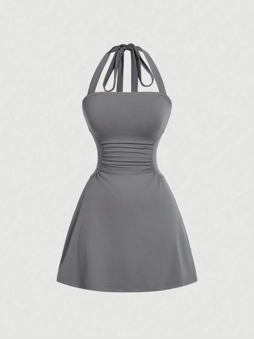 Women’s Polka Dot Backless Mini Dress