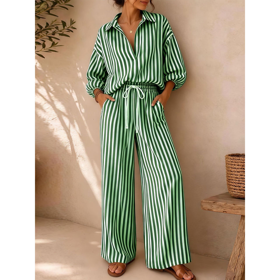 Women’s Striped 2-Piece Set