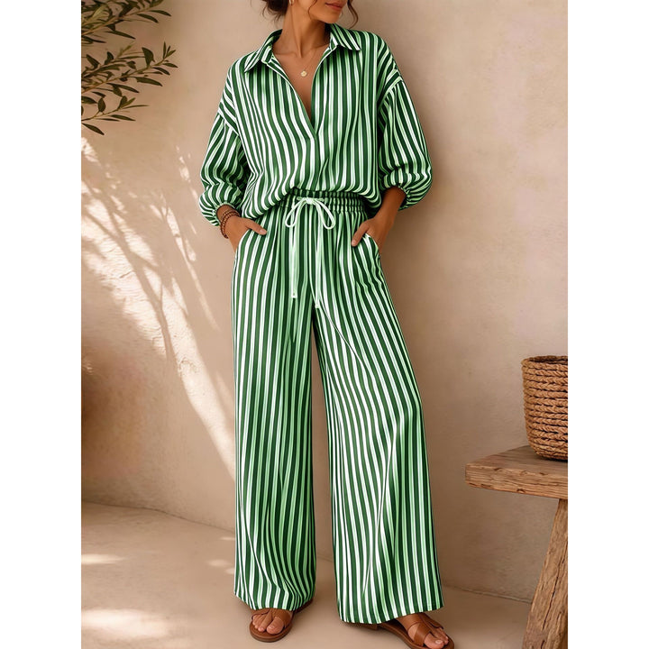 Women’s Striped 2-Piece Set