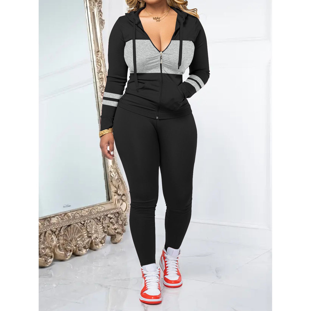 Women’s 2-Piece Hooded Tracksuit Set