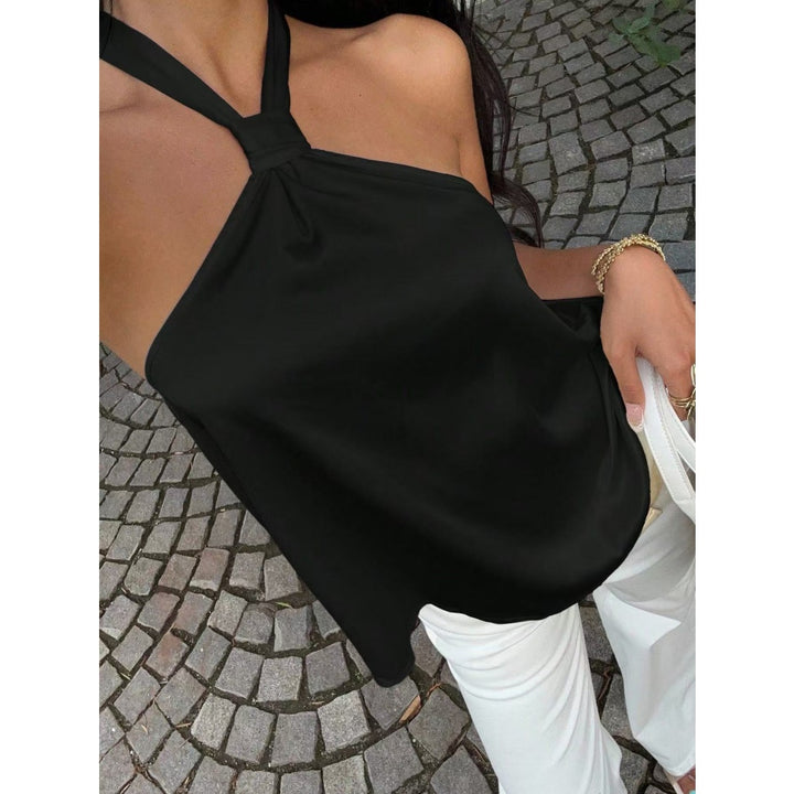 Women’s Halter Neck Open Back Cami Top
