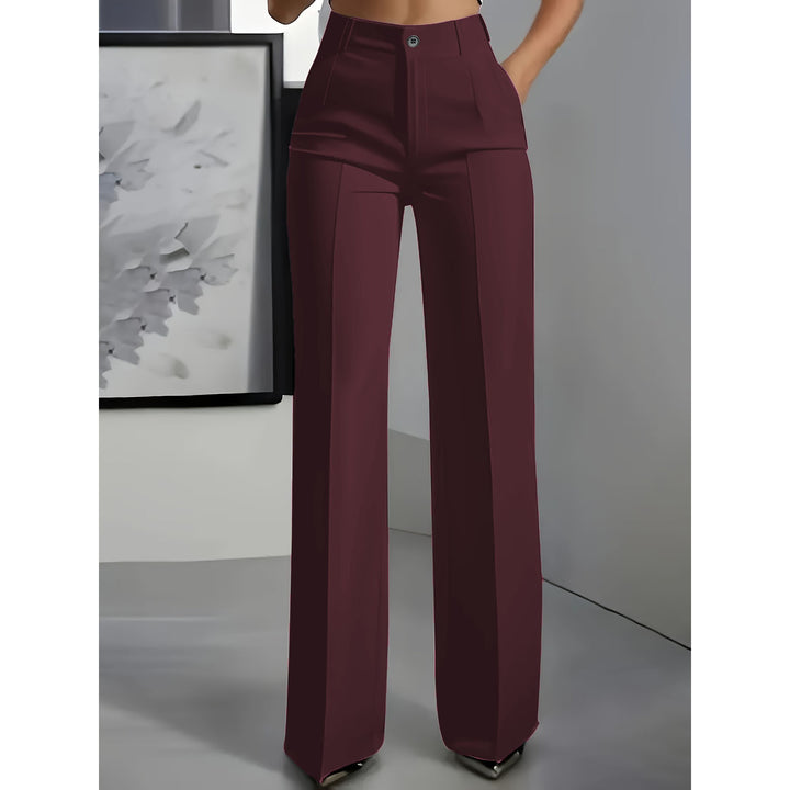 Women’s High-Waisted Straight-Leg Pants