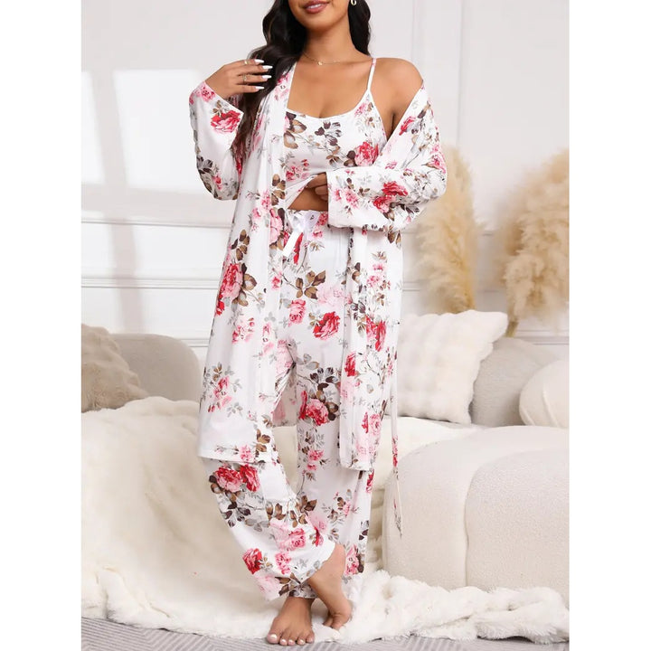 Plus Size Women’s 3-Piece Sleepwear Set