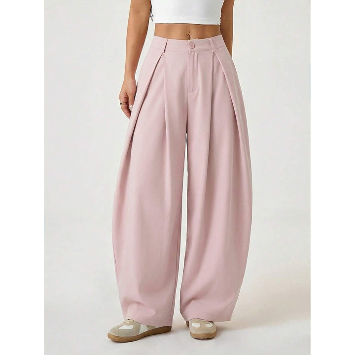 Women’s High Waisted Pleated Wide Leg Pants