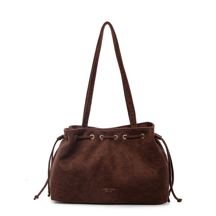 Women’s Minimalist Drawstring Tote Bag