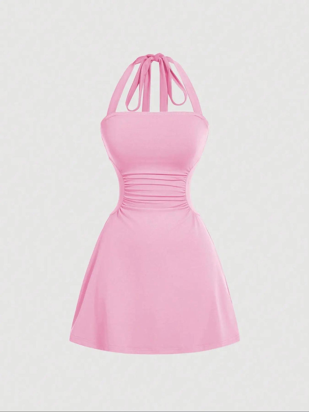Women’s Polka Dot Backless Mini Dress