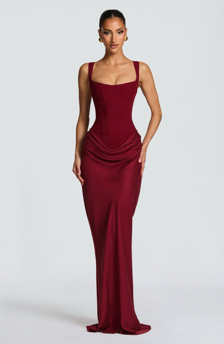 Women’s Sculpting Corset Maxi Dress