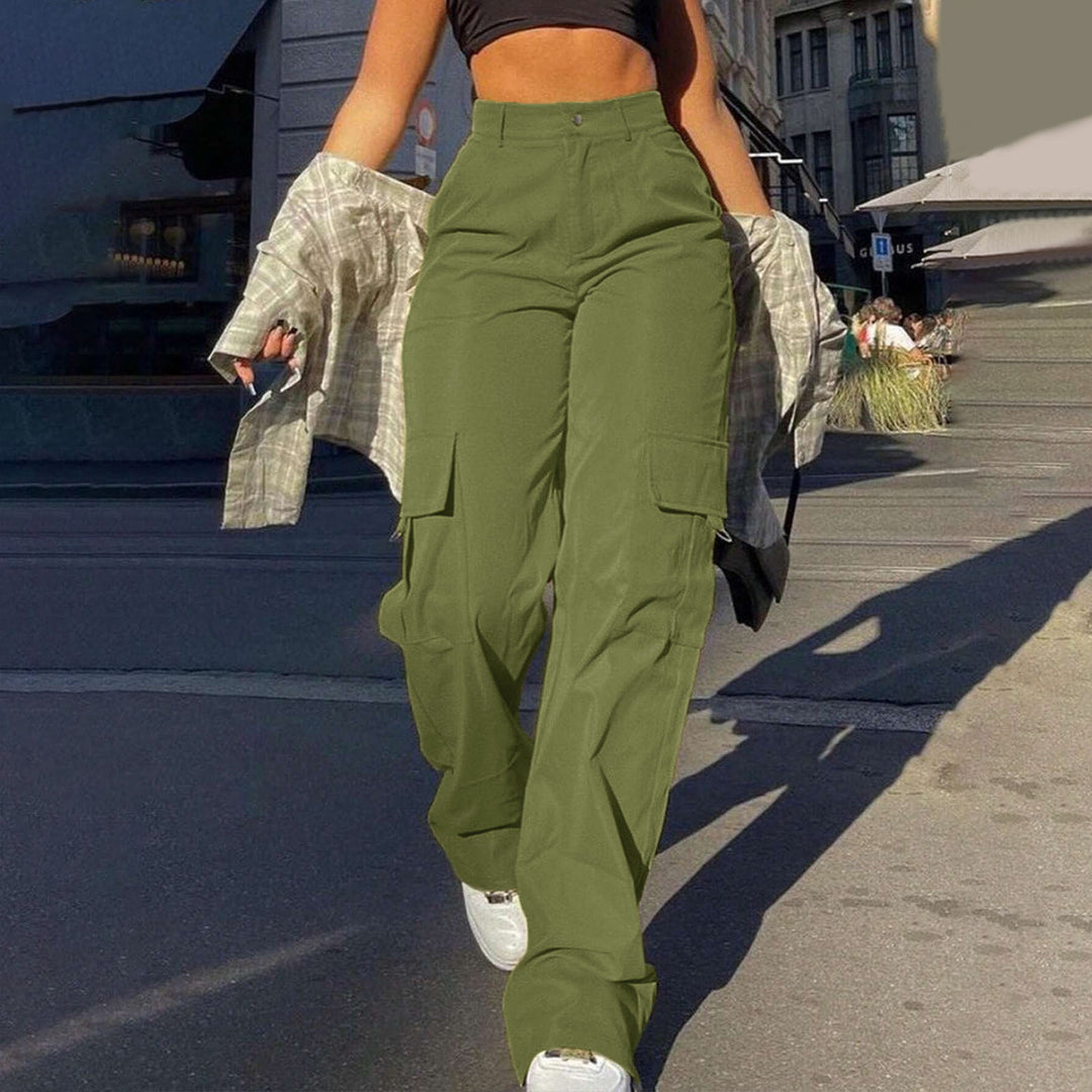 Women’s High Waist Cargo Pants