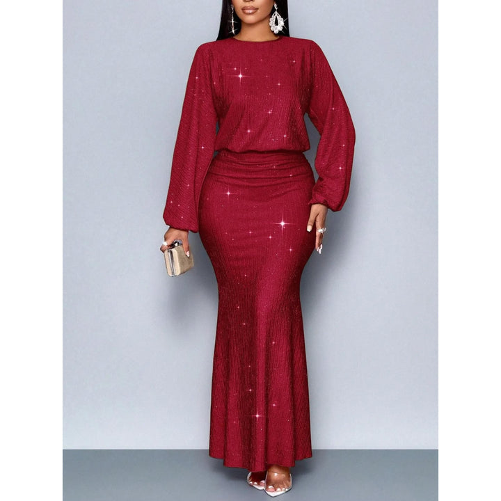 Women’s Sequin Mermaid Maxi Dress