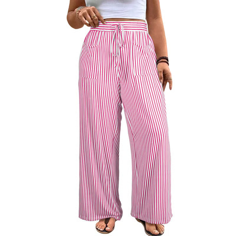 Women’s Striped Wide Leg Pants (S-5XL)
