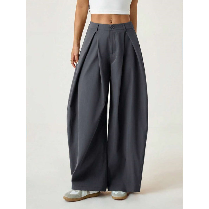 Women’s High Waisted Pleated Wide Leg Pants