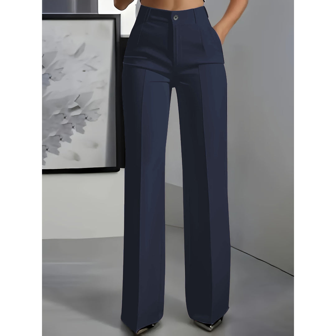 Women’s High-Waisted Straight-Leg Pants