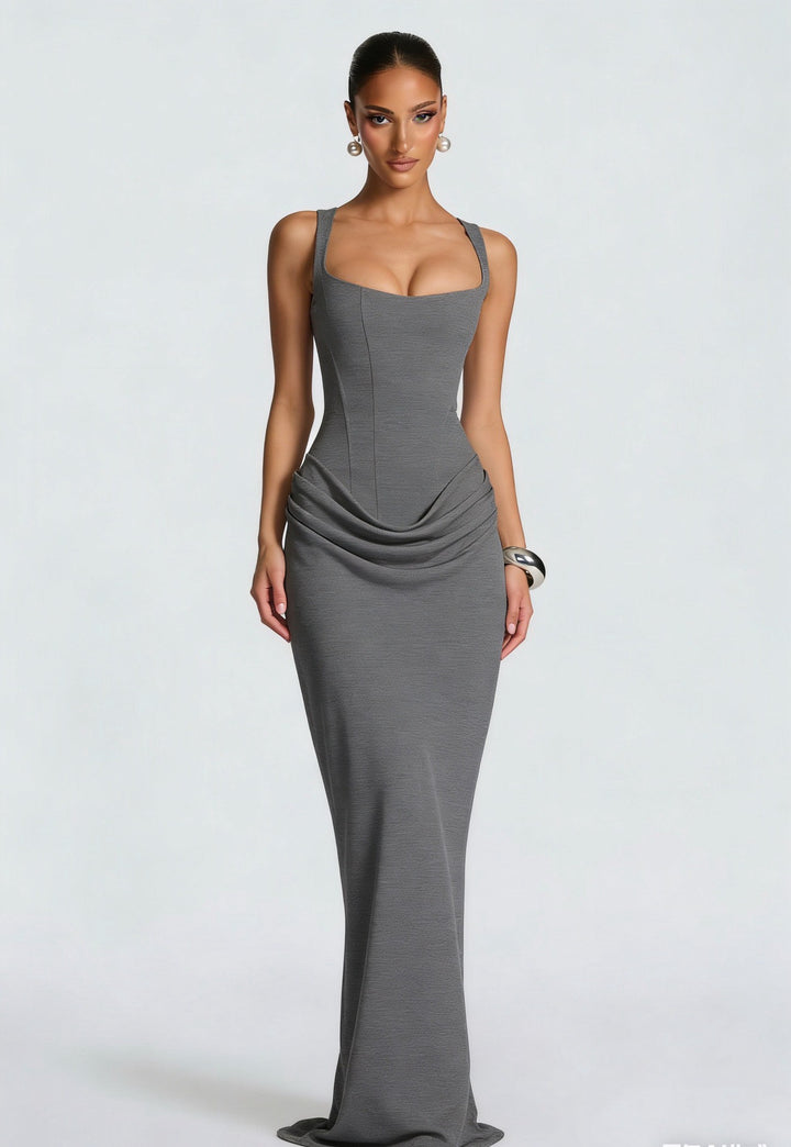 Women’s Sculpting Corset Maxi Dress