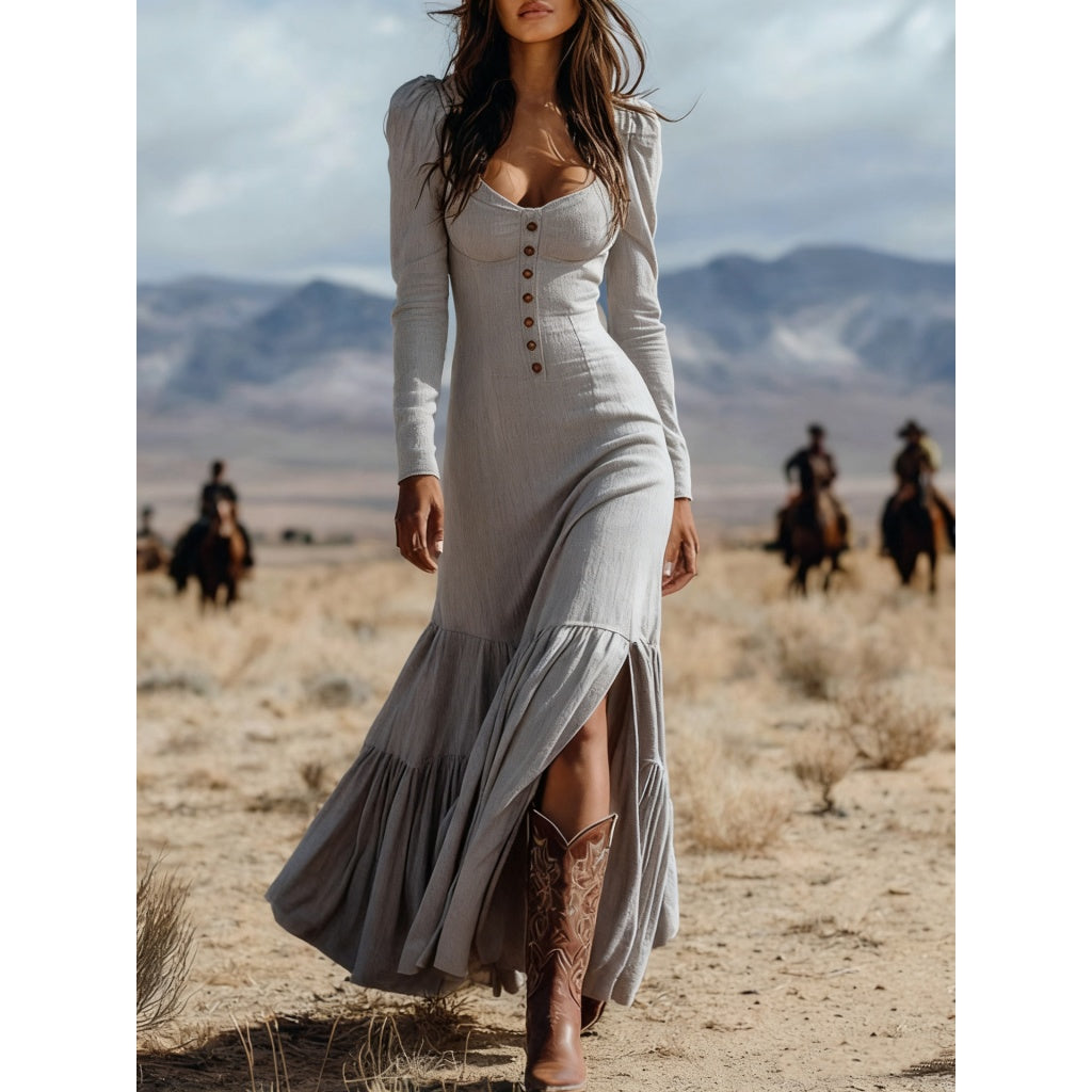 Women’s Western Maxi Dress