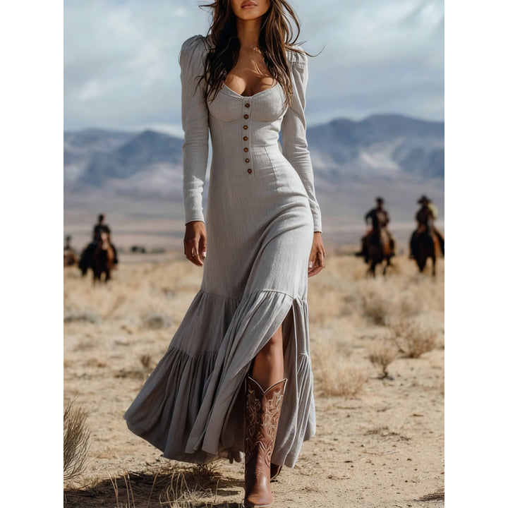 Women’s Western Maxi Dress