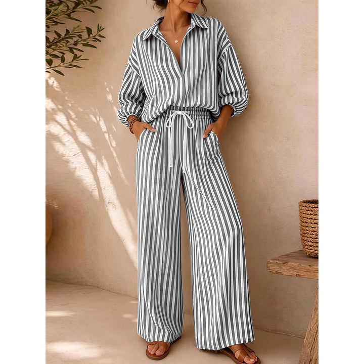 Women’s Striped 2-Piece Set