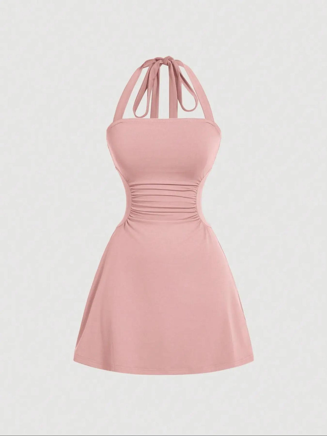 Women’s Polka Dot Backless Mini Dress