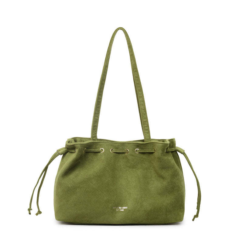 Women’s Minimalist Drawstring Tote Bag