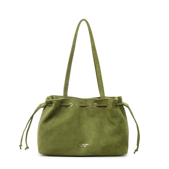 Women’s Minimalist Drawstring Tote Bag