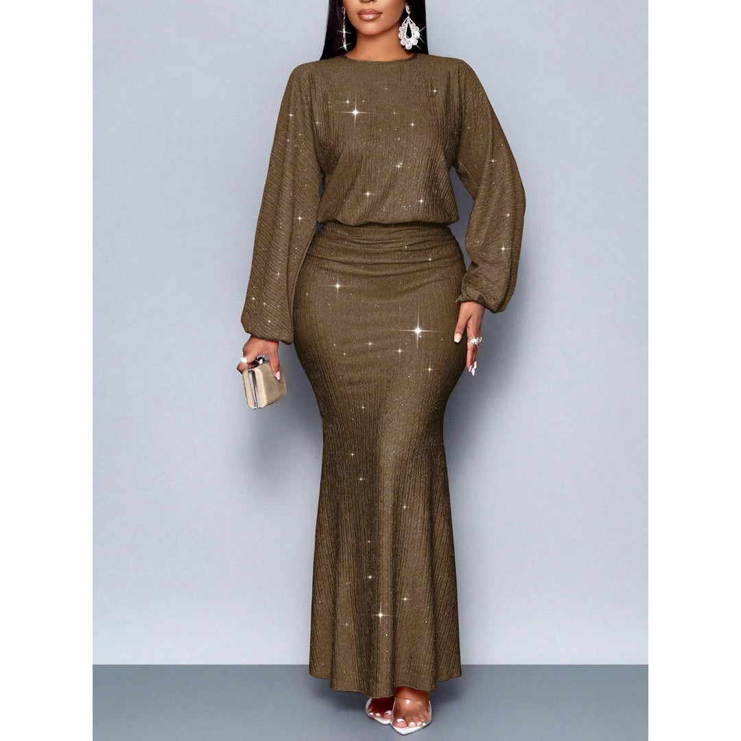 Women’s Sequin Mermaid Maxi Dress