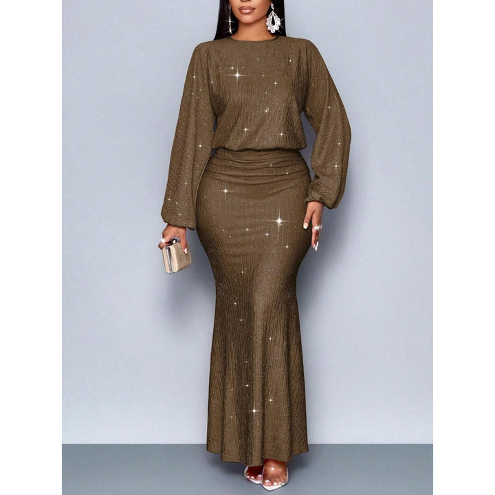 Women’s Sequin Mermaid Maxi Dress