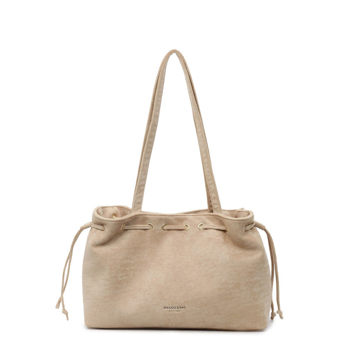 Women’s Minimalist Drawstring Tote Bag