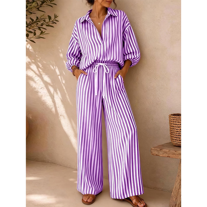 Women’s Striped 2-Piece Set