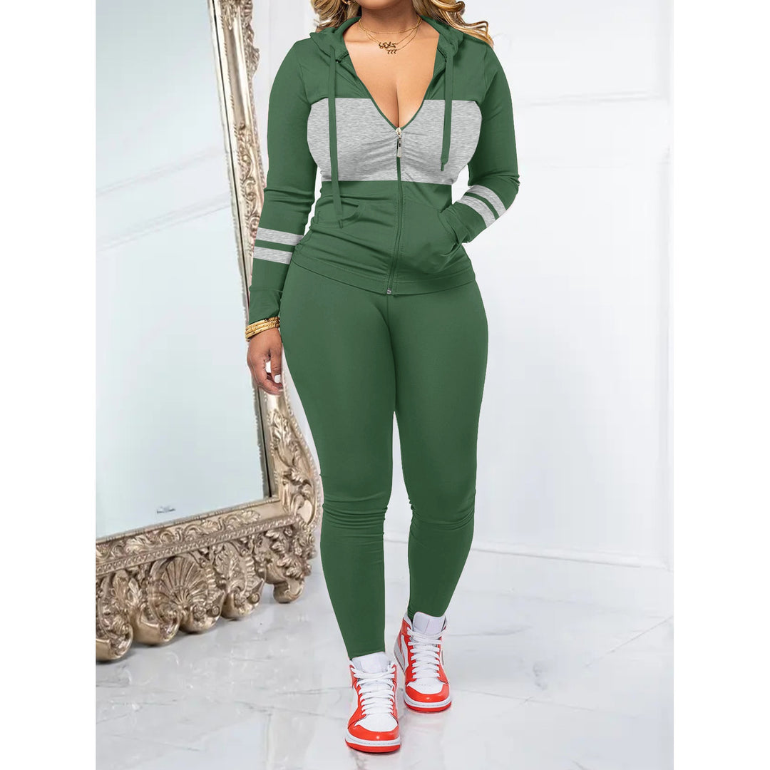 Women’s 2-Piece Hooded Tracksuit Set