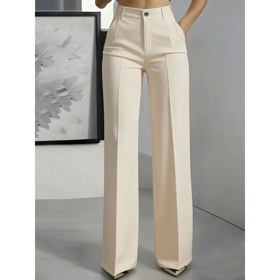Women’s High-Waisted Straight-Leg Pants
