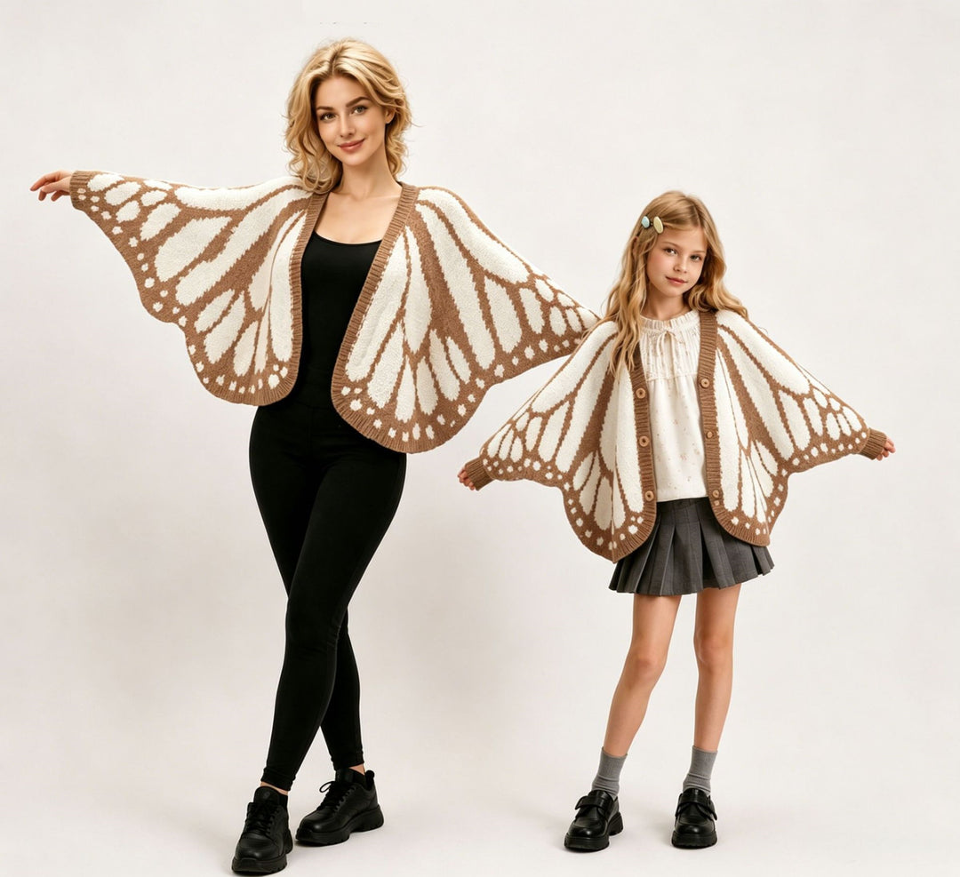 Women’s Butterfly Wing Knit Shawl Cardigan