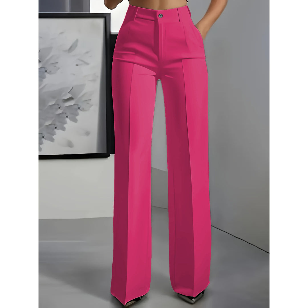 Women’s High-Waisted Straight-Leg Pants