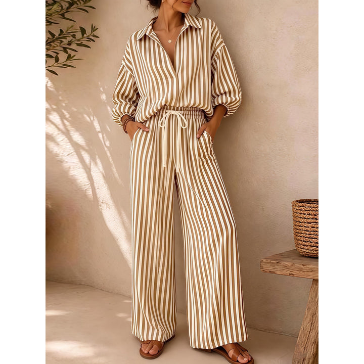 Women’s Striped 2-Piece Set