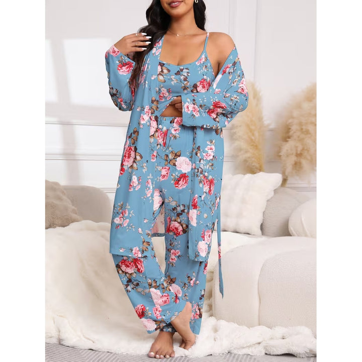 Plus Size Women’s 3-Piece Sleepwear Set