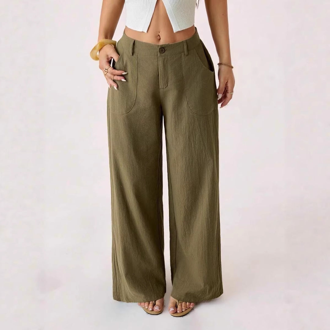 Women’s Linen Wide Leg Pants