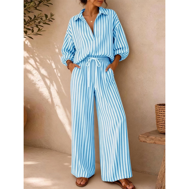 Women’s Striped 2-Piece Set