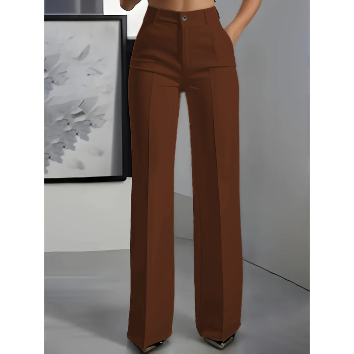 Women’s High-Waisted Straight-Leg Pants