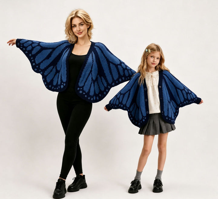 Women’s Butterfly Wing Knit Shawl Cardigan