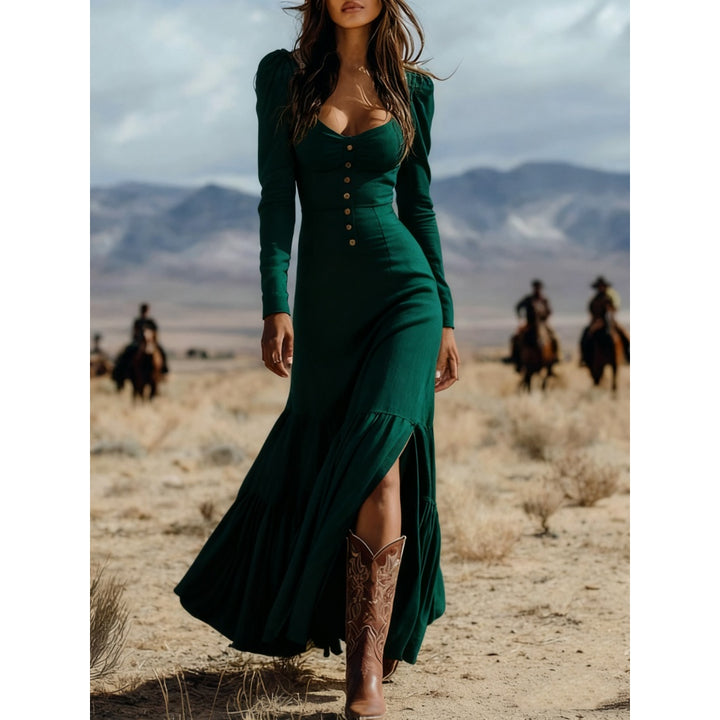 Women’s Western Maxi Dress