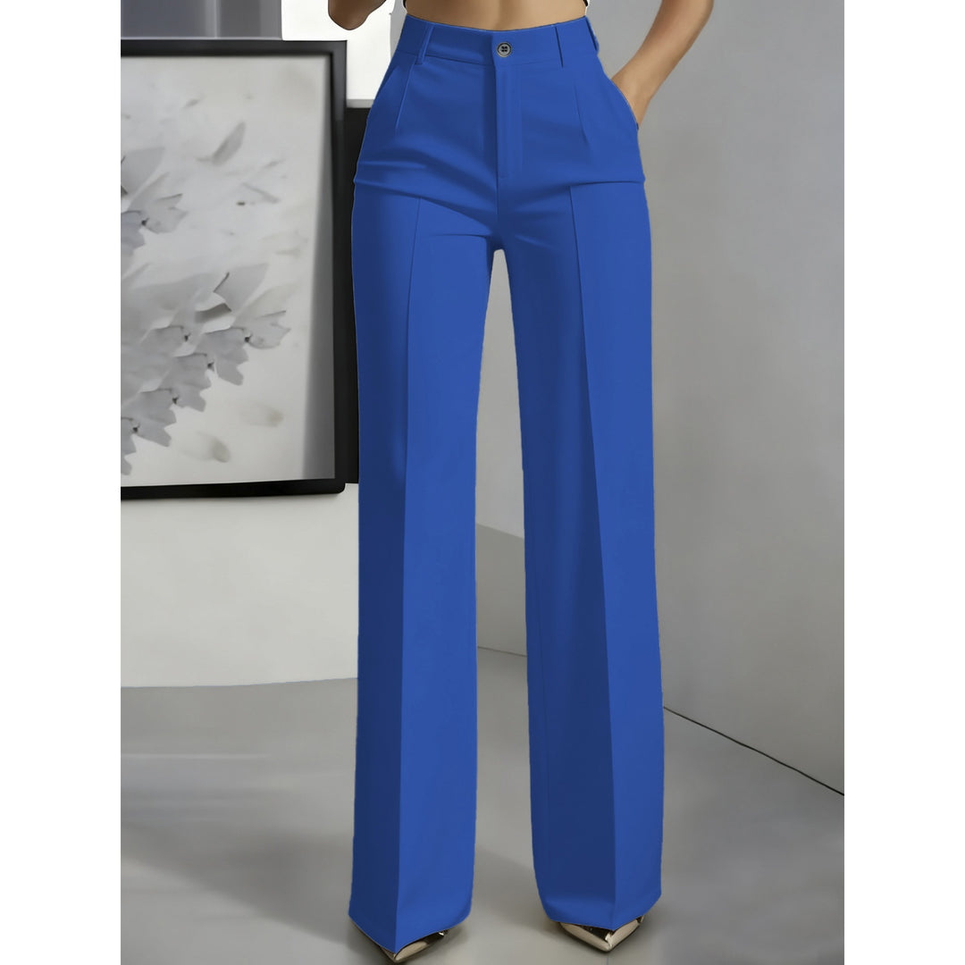 Women’s High-Waisted Straight-Leg Pants