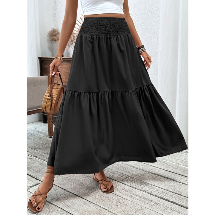 Women’s High Waisted A-Line Maxi Skirt