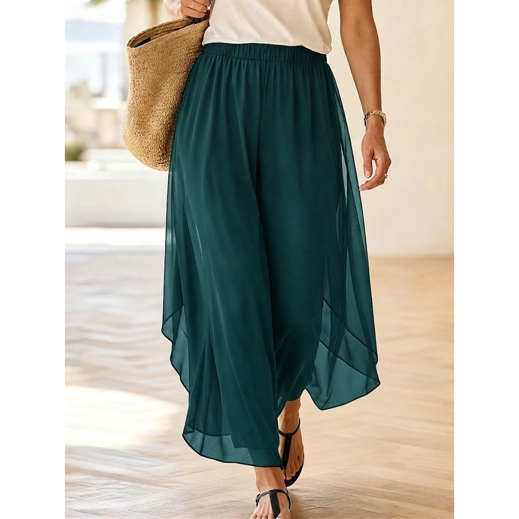 Women’s Asymmetric Wide Leg Pants