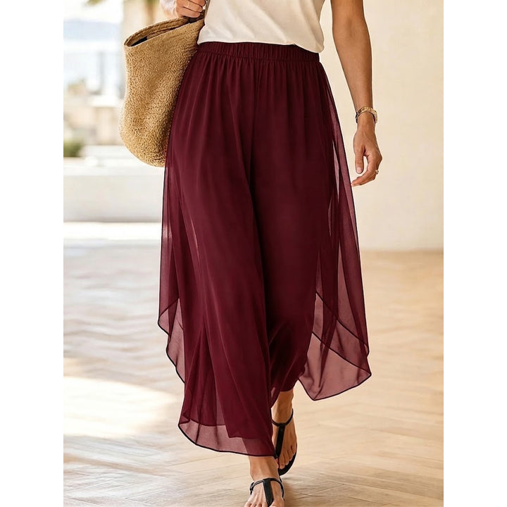 Women’s Asymmetric Wide Leg Pants